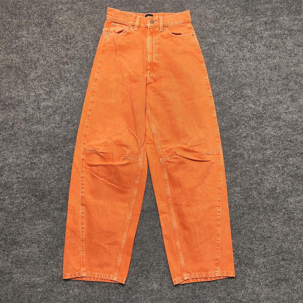 BDG Urban Outfitters Jeans Womens 24 Orange High Rise Extreme Baggy Denim